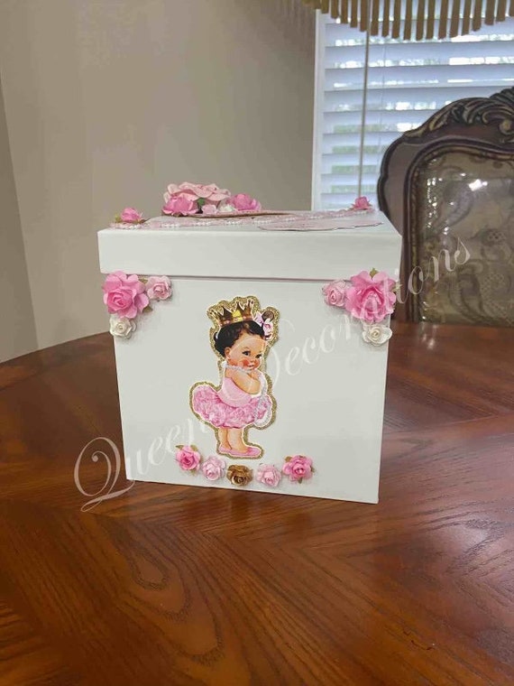 Baby Shower Card Box/ Baby Cutout Card Box/ Baby Shower Guest Etsy