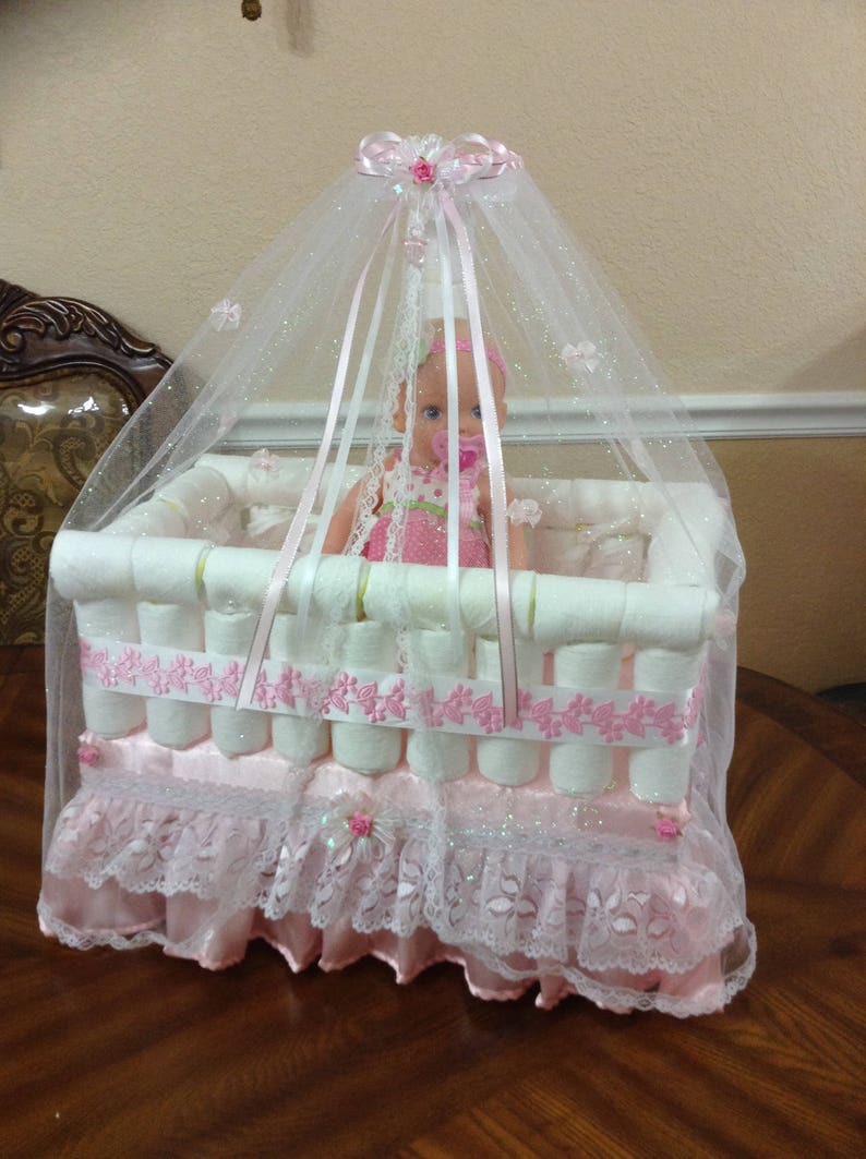Unique Decoration for Baby Shower or Gift/ Elegant Diapers Etsy