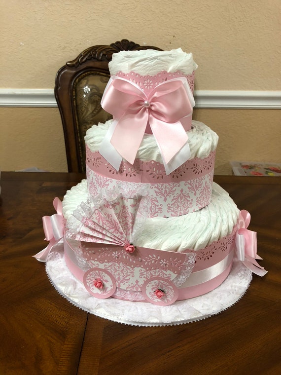diaper carriage for baby showers