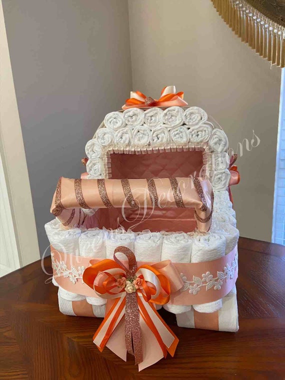 Diaper carriage for baby cheap showers