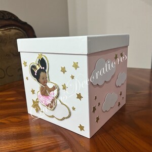 Boîte à cartes de baby shower / Boîte à cartes Twinkle Twinkle Cloud / Belle boîte à cartes / Boîte à cartes de baby shower.