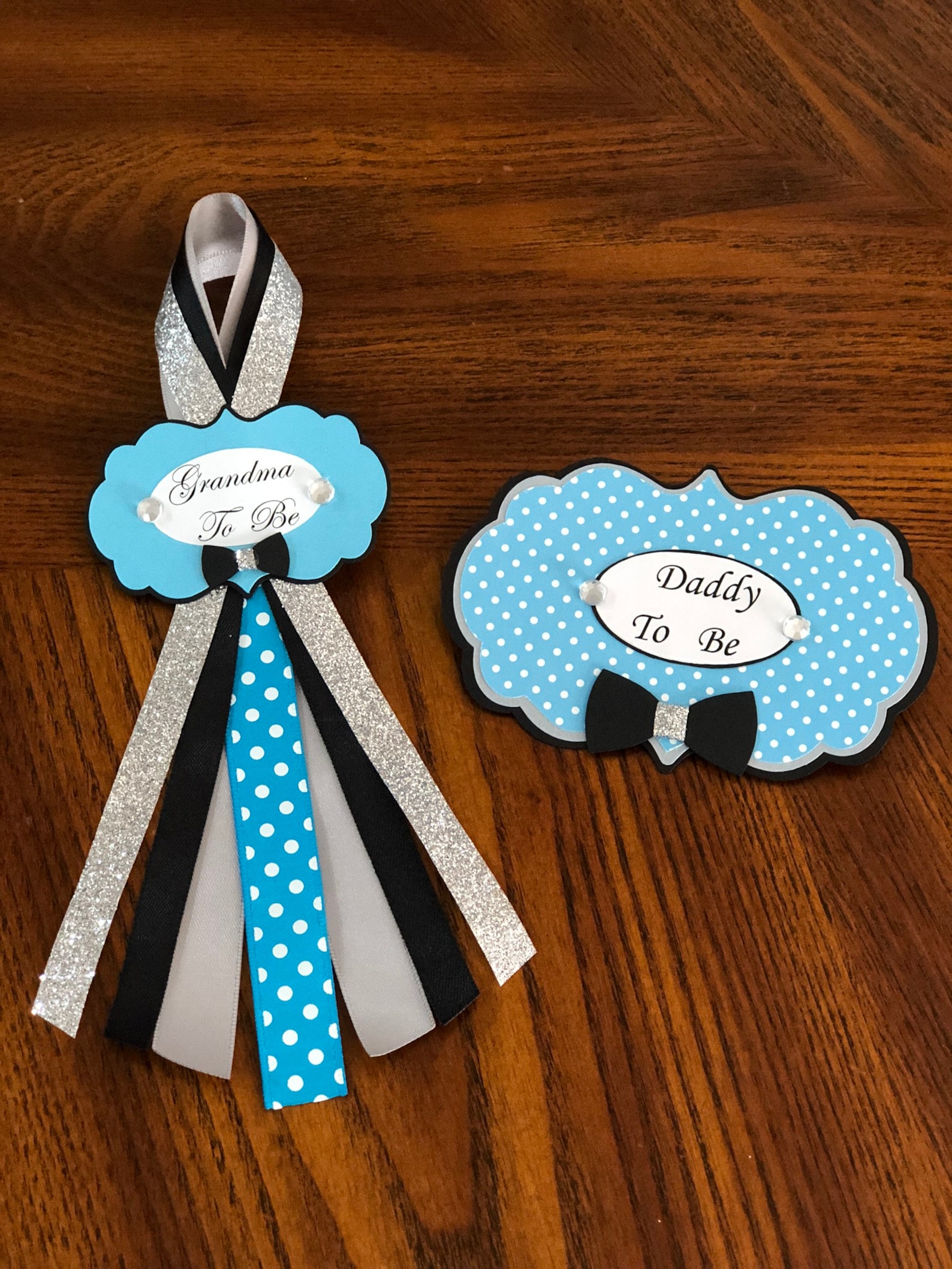 Turquoise and Silver Mommy to Be Corsage/ Mommy to Be Corsage/ | Etsy