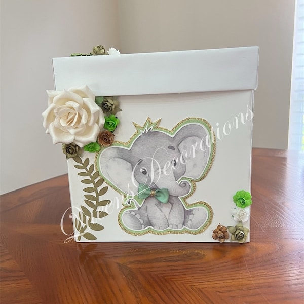 Baby Shower Card Box Etsy