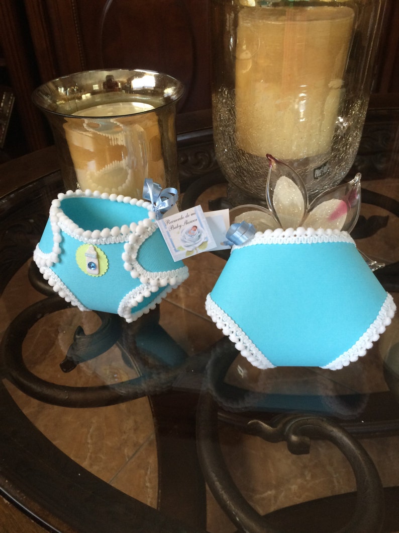Set of 10 Diaper Favors/ Boy Baby Shower/ Elegant Diapers Etsy