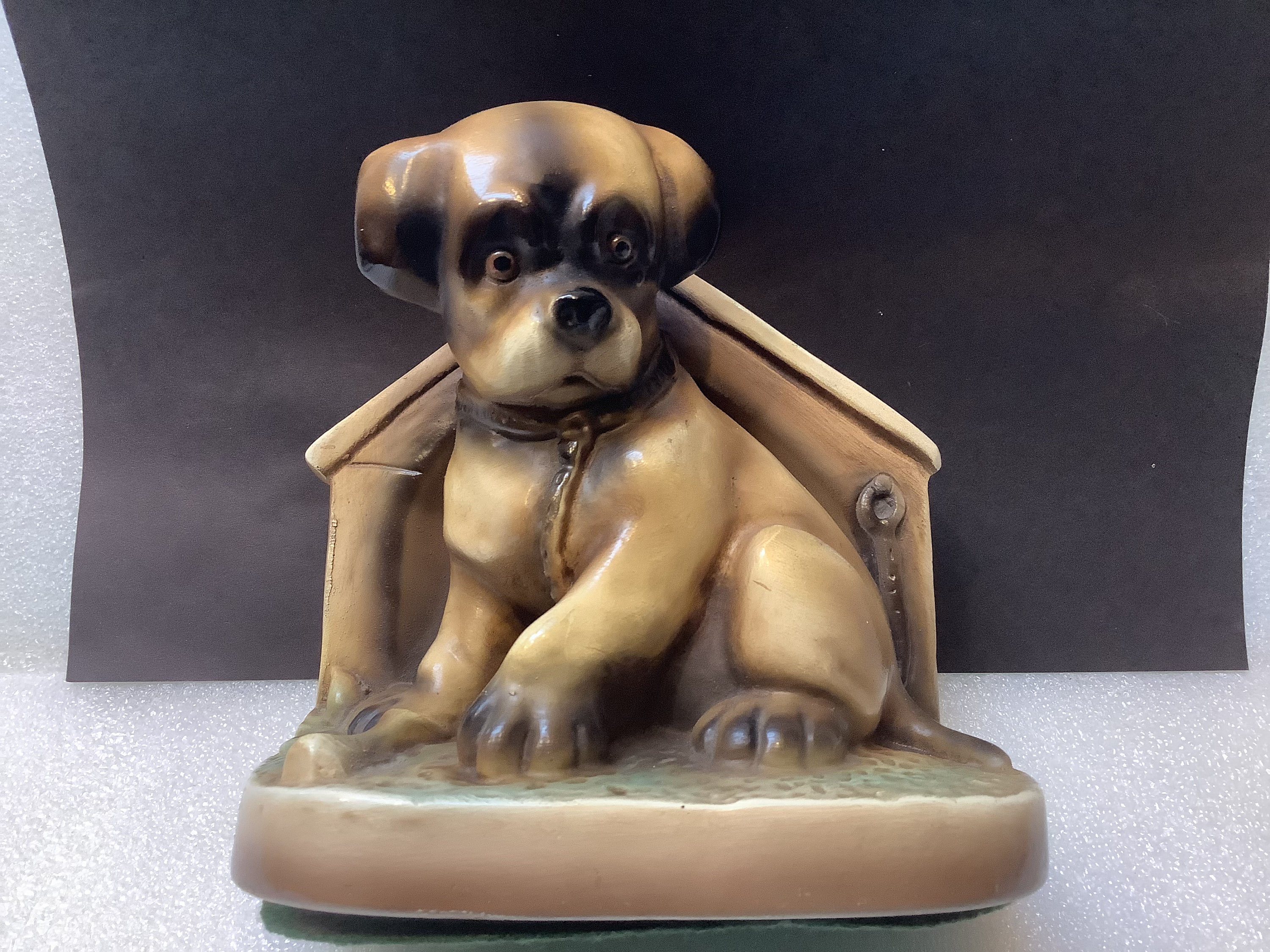 Chalkware Bulldog - Etsy