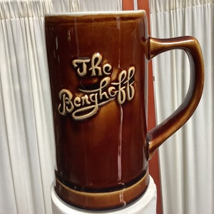Berghoff Beer Mug Ceramic Stein Hall Pottery USA