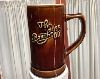 Berghoff Beer Mug Ceramic Stein Hall Pottery USA