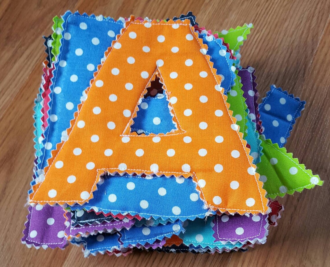 Tela alfabeto Letras trapo Letras herramientas para el Etsy