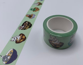 Washi Tape: All the miso soups design, 10 meters long, 25 mm high