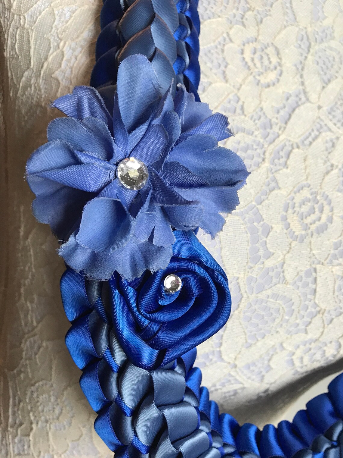 Graduation Lei Ribbon Lei Satin Ribbon Lei College Spirit Lei Etsy