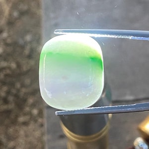 27.50 Carats Two Color Lavender,Green,Jade Burmese (Untreated) ,Jadeite Jade Translucent Burns