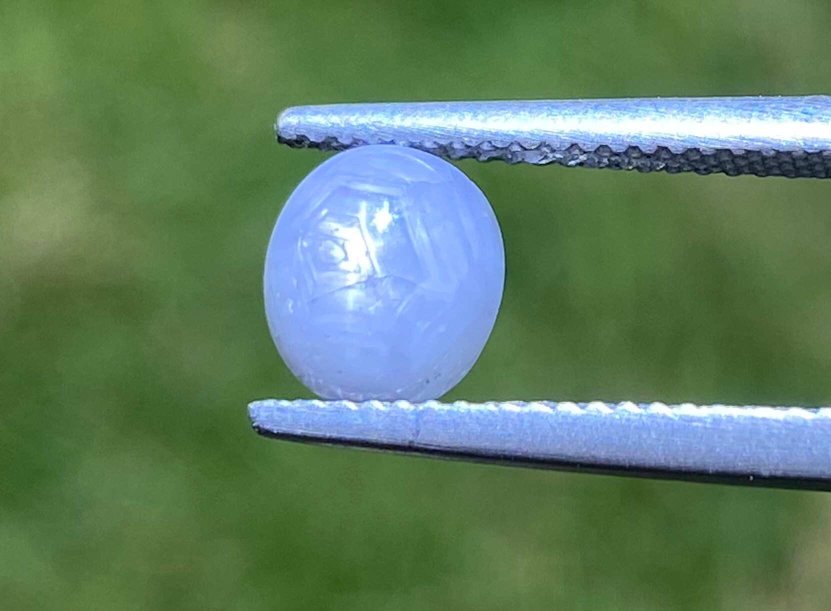Saphir Trapiche Naturel Rare 3,18 Carats - Origine Mogok, Birmanie (neuf Sans Boîte)