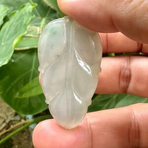 45.50 carats Type A Burma Icy Jadeite Jade,jade Translucent,Burma jade,pendant for gift men women lucky gift,jade jewelry for family