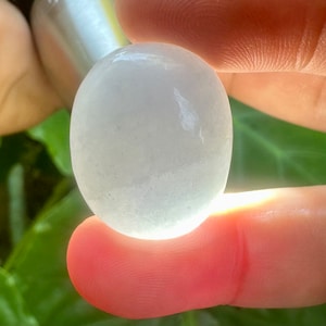 40.50 Carats Type A ice Light Lavender Jade Jadeite  Translucent Burma