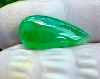 Carat Green Imperial Jadeite Gemstone: Burmese Type A Jade