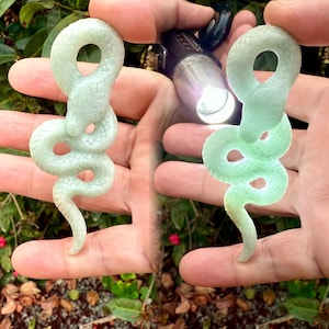 140.50 Carats Sneak Light Green Grass Translucent Jade Burmese carving pendant,Green Jadeite Jade carved