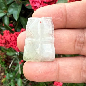 23.60 carats Type A Burma Icy Jadeite Jade,jade Translucent,Burma jade,pendant for gift men women lucky gift,jade jewelry for family,Pendant