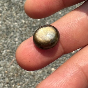 9.60 Carats Natural Black Star Sapphire (untreated)