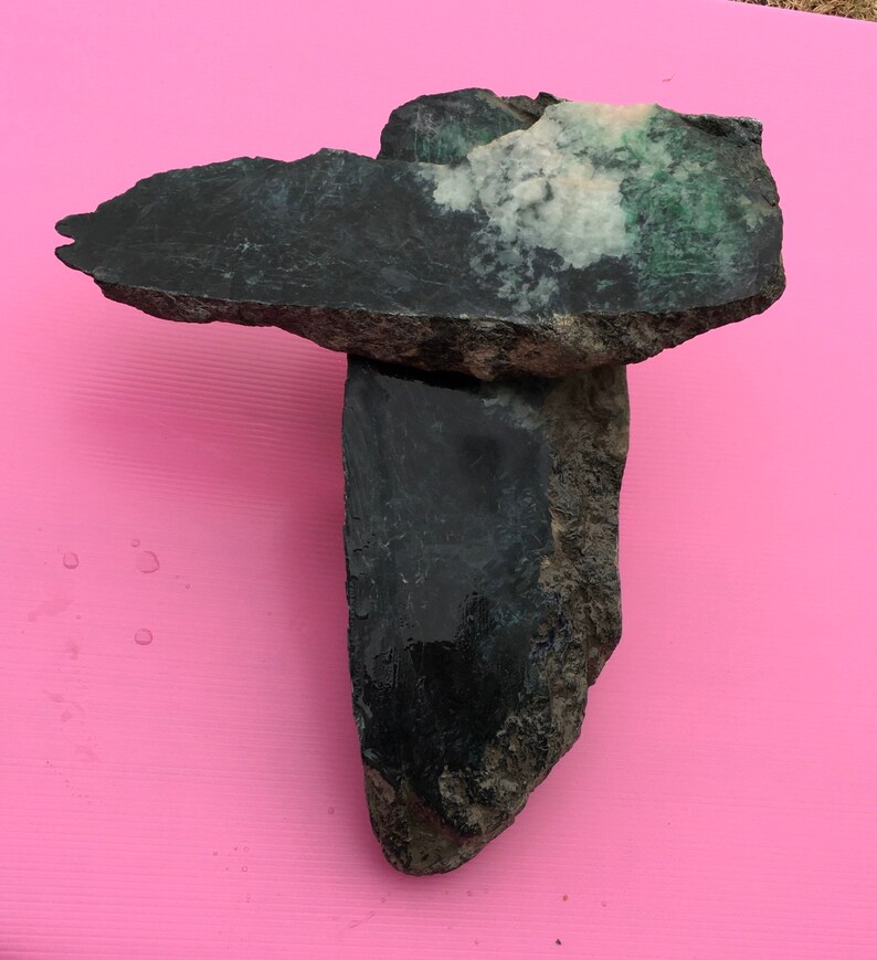 Natural Black Jade burmese Black Jadeite imperial Etsy