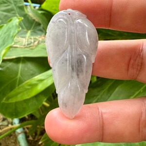 41.50 carats Type A Burma Icy Gray Jadeite Jade,jade Translucent,Burma jade,pendant for gift men women lucky gift,jade jewelry for family
