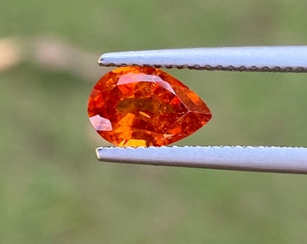 1.85 Granato di colore arancione spessartite naturale carati (non trattato)