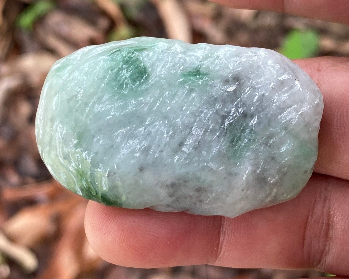 170.50 Carats Natural Green Jade Jadeite Rough Translucent Etsy