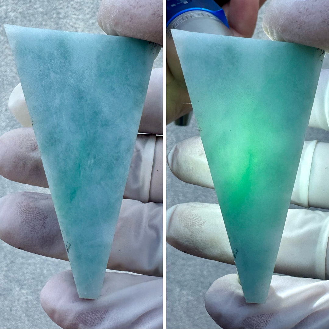 172.50 Carats Sky Blue Jade,jade Jadeite Translucent Slab Not Polished