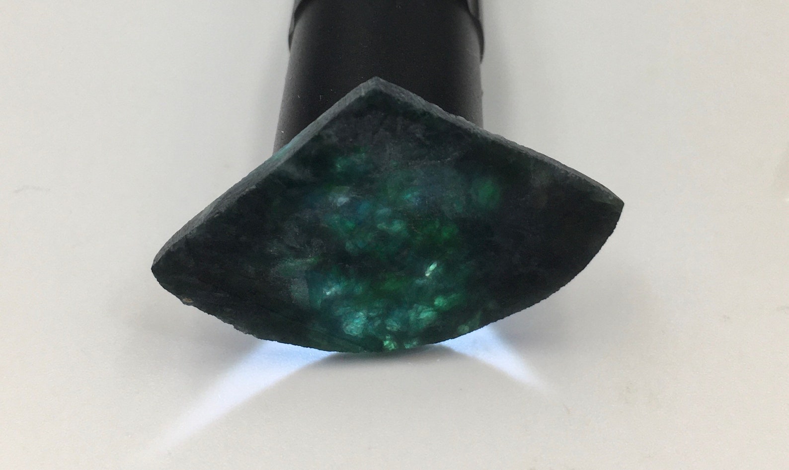 Natural Black Jadeite Jade Matched Pair Slab Unpolished Etsy