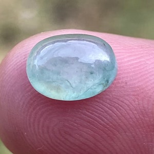 3.20 Carats High Grade Natural Glass Species Icy Jadeite Jade Burmese,Icy Jadeite Jade (Untreated