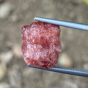 21.90 Carats Natural Red Spinel Rare Rough Burmese Mogok (Untreated)