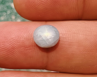 Cabujones de zafiro estrella birmano de 2,50 quilates (sin tratar)