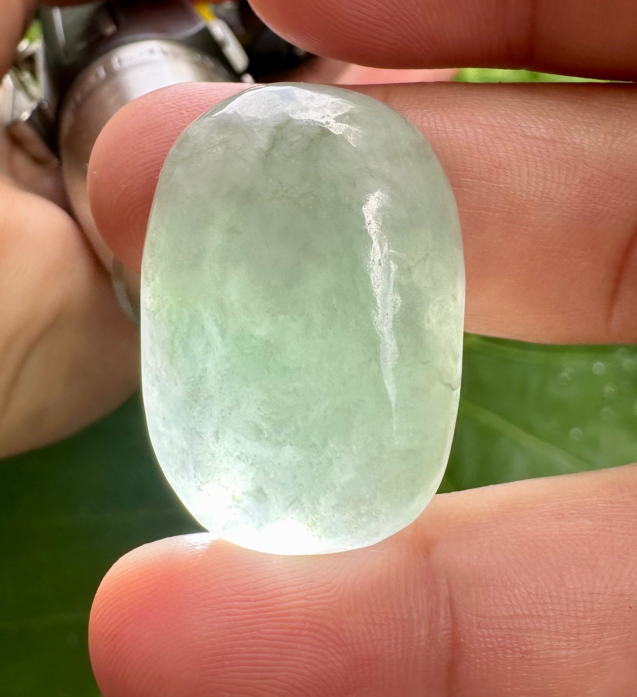 52.50 Carats Type A Natural Ice Jade,ice Jadeite,ice Burmese