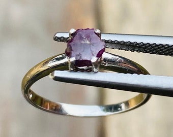 Natural Ruby Trapiche Burmese (Untreated ) Sterling silver Ring 925