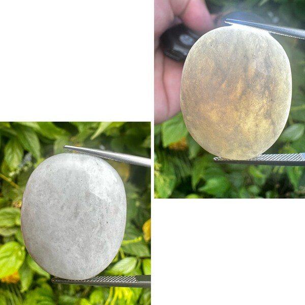 67.50 Carats Natural yellow Jade Burmese (Untreated) ,Jadeite Jade Translucent Burma Cabochon