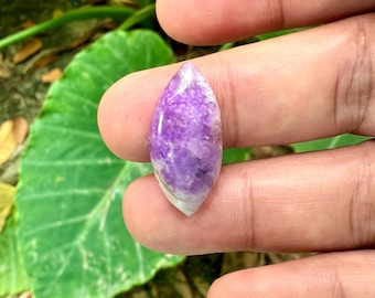 22x12.3 mm ハックマナイト宝石：希少なUVカラーチェンジソーダライト