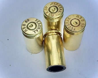 Brass or Nickle Bullet .40 Cal Tire Valve Stem Cap. Cleaned and Polished