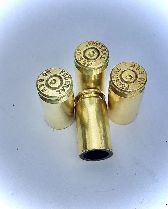 Brass or Nickle Bullet .40 Cal Tire Valve Stem Cap. Cleaned and Polished