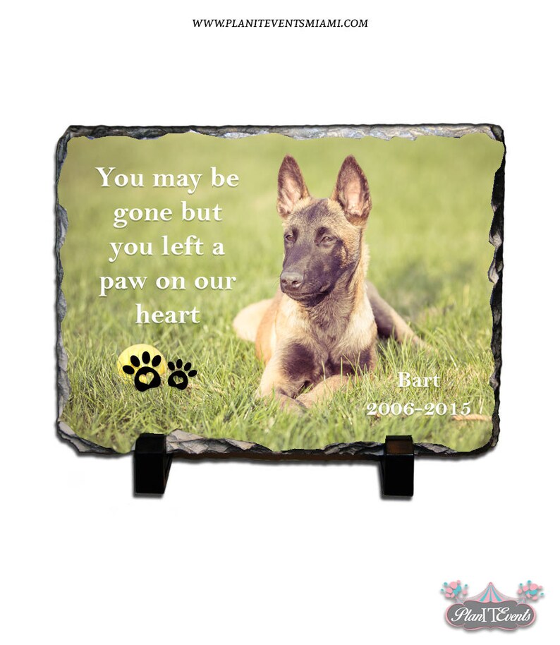Hund Memorial Pet Memorial Haustier Verlust Geschenk Etsy
