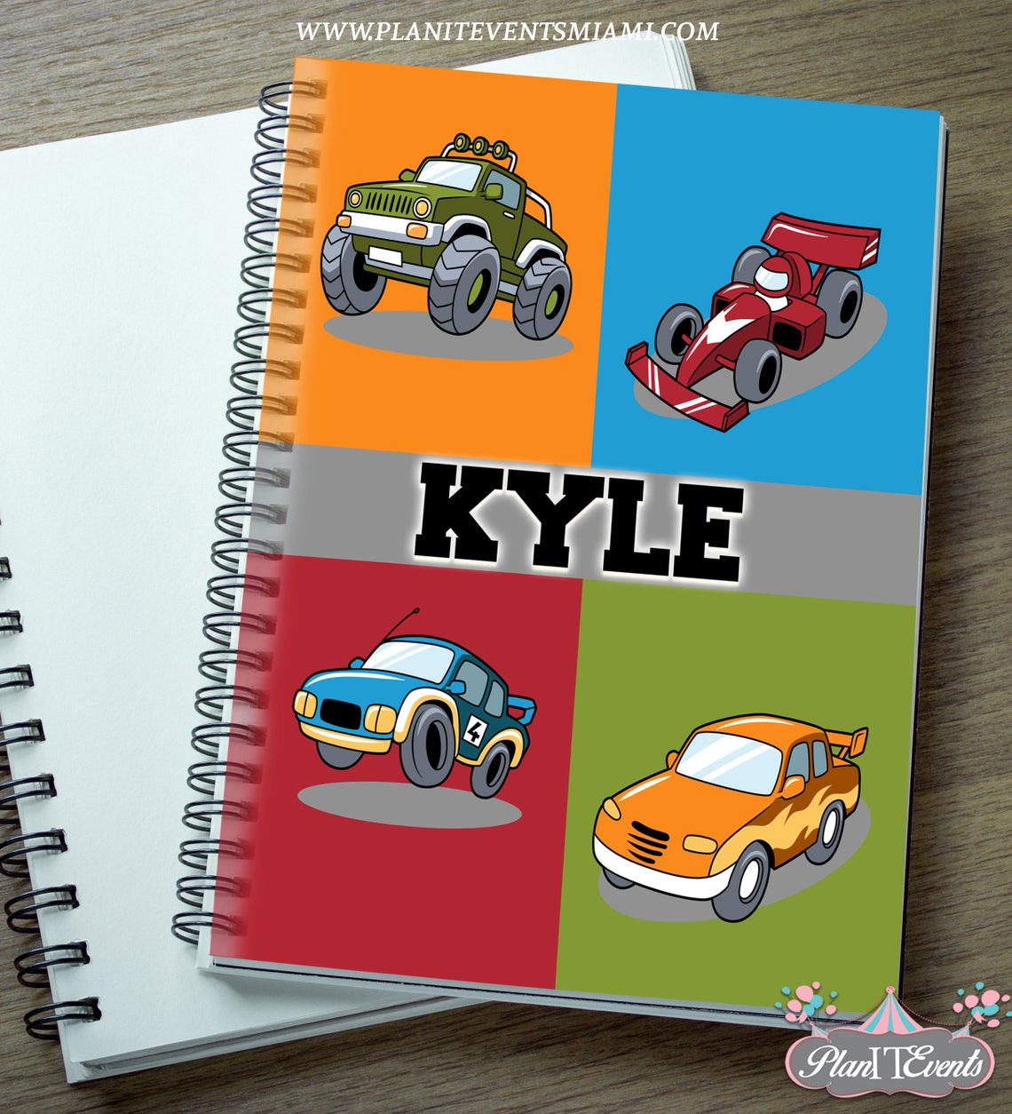Cars Notebook Custom Notebook Spiral | Etsy
