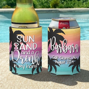Vacation koozies outlet
