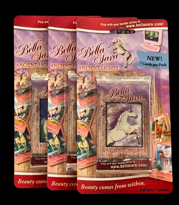 3 Bella Sara Ancient Lights Booster Packs  Factory Sealed - Etsy
