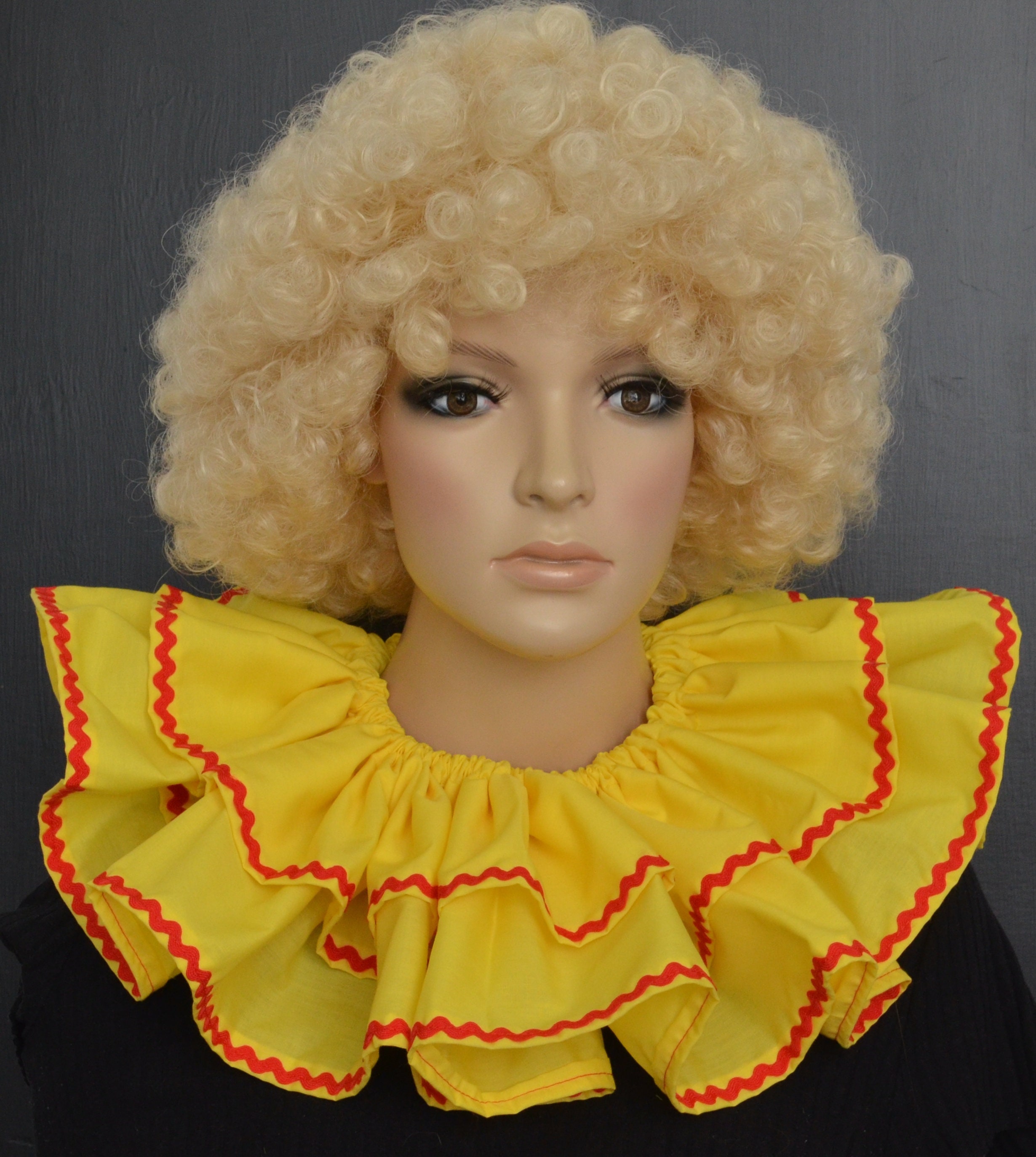 Yellow and Red Circus Clown Collar 