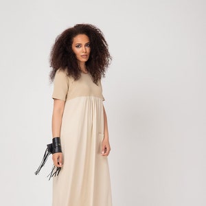 Beige Maxi Dress Abaya Kaftan Dress Beige Long MASUMI Caftan Plus Size Clothing Summer Boho Dress Oversize Dress Plus Size Maxi Dress Etsy UK