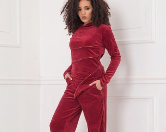 gorman velvet jumpsuit