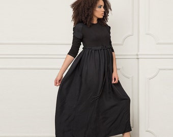 conservative black dresses