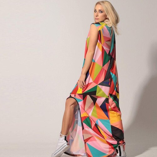 Dress for Women Kaftan Maxi Dress 