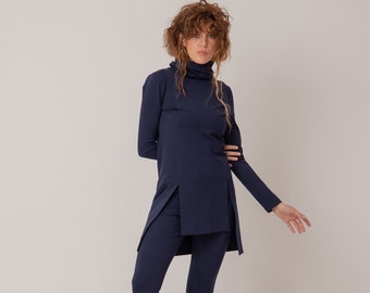 Pacco Da 2 Leggings Donna In Viscosa, Tinta Unita, Vita Alta, Comodi E Traspiranti, Taglia S-3XL - Foto 3