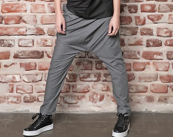 Harem Pants Women In Gray Color Available In XS - 3XL Sizes