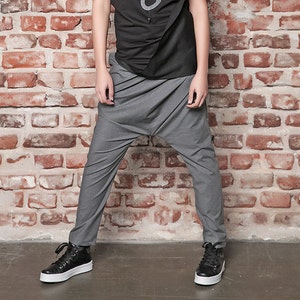 Harem Pants Women In Gray Color Available In XS 3XL Sizes image 1