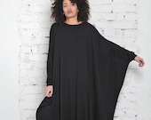 Maxi Dress, Plus Size Caftan, Kimono Dress, Japanese Kimono Robe, Robe Dress, Gothic Dress, Maxi Loose Dress, Party Maxi Dress, Cape Dress